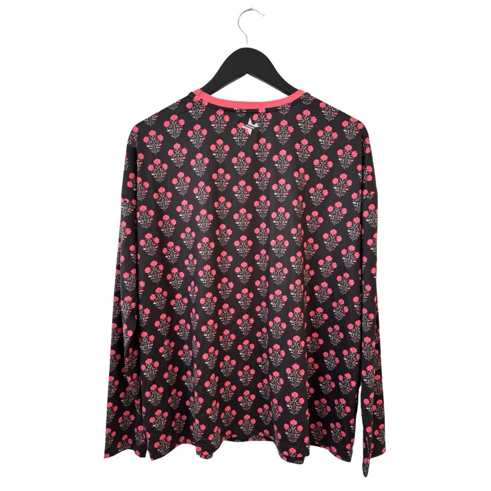 Tnuck Sport XL Long Sleeve Uptown Ryan Shirt Burgundy Floral Athleisure Casual - Picture 3 of 7